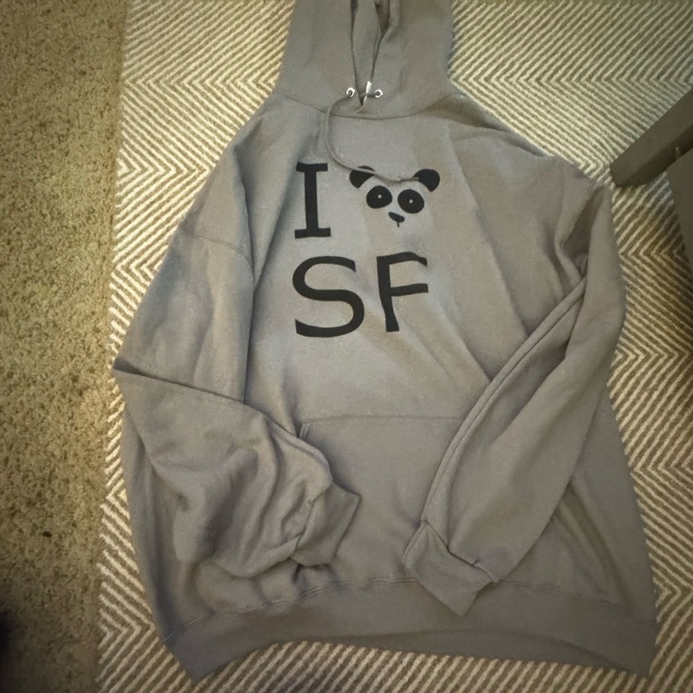 Jerzees San Francisco Zoo Gray Hoodie